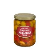 Aceitunas verdes sin hueso aliñadas Hacendado