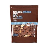 Almendra tostada Hacendado 0% sal añadida con piel