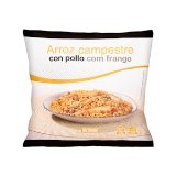 Arroz campestre con pollo Hacendado ultracongelado