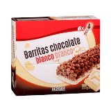 Barritas de cereales y chocolate blanco Hacendado