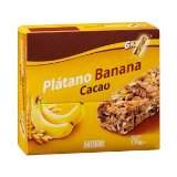 Barritas de cereales plátano y cacao Hacendado