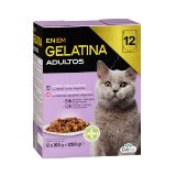 Bocaditos en gelatina gato adulto Delikuit