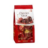 Bombones cereza al licor Hacendado con chocolate
