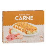 Canelones de carne Hacendado ultracongelados