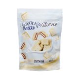 Cereales cubiertos de chocolate blanco rellenos con leche Hacendado