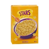 Cereales estrellas de maíz Stars Hacendado con miel
