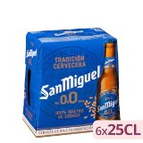 Cerveza 0,0% sin alcohol San Miguel