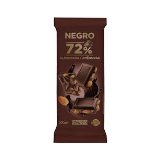 Chocolate negro 72% de cacao Hacendado con almendras enteras