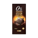 Chocolate negro 85% cacao extrafino y edulcorante Hacendado 0% azúcares añadidos