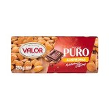 Chocolate puro Valor con almendras enteras