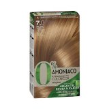 Coloración permanente 0% amoníaco 7.0 rubio medio luminoso Colorcor