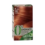 Coloración permanente 0% amoníaco 7.44 rubio cobrizo Colorcor