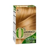 Coloración permanente 0% amoníaco 8.0 rubio claro luminoso Colorcor