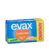 Compresa super Evax Cottonlike con alas