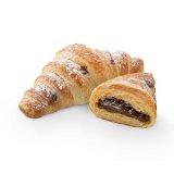 Croissant relleno de cacao