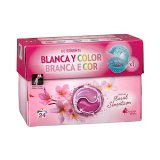 Detergente ropa Blanca y Color floral Sensation Bosque Verde en cápsulas
