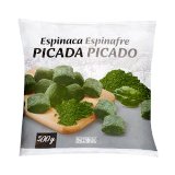 Espinaca picada en porciones Hacendado ultracongelada