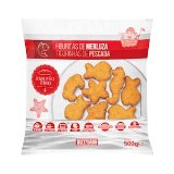 Figuritas de merluza empanadas Hacendado ultracongeladas