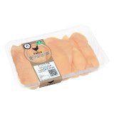 Filetes pechuga de pollo certificado alimentado con un 50% de maíz