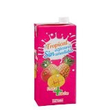 Fruta + leche tropical Hacendado sin azúcares añadidos