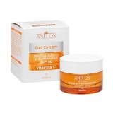 Crema facial gel revitalizante & iluminador Anti Ox con FPS 50 y Vitamina C