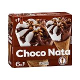 Helado cucurucho sabor choco nata Hacendado