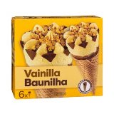 Helado cucurucho sabor vainilla Hacendado