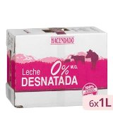 Leche desnatada Hacendado
