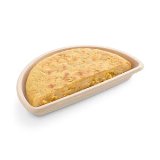 Media tortilla de patata con cebolla Listo para Comer