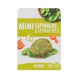 Mini burgers vegetales Hacendado con espinacas y zanahoria