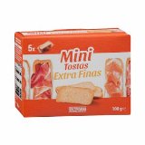 Mini tostadas de trigo Hacendado extra finas