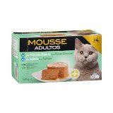 Mousse con lenguado y salmón gato adulto Delikuit