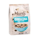 Muesli Hacendado con quinoa, chía y chocolate negro
