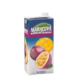 Néctar de maracuyá Hacendado fruta de la pasión, mango, uva y manzana