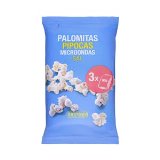 Palomitas de maíz con sal Hacendado para microondas