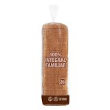Pan de molde 100% integral familiar Hacendado