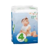 Pañales bebé talla 4 de 10-15 kg Deliplus