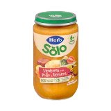 Papilla verduritas con pollo y ternera Hero Solo +6 meses