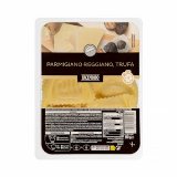 Pasta fresca medialunas rellenas de parmigiano reggiano y trufa Hacendado
