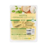 Pasta fresca ravioli rellena de ricotta y espinacas Hacendado