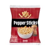 Patatas prefritas Pepper Sticks Hacendado rebozadas con sal y pimienta