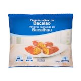 Pimientos del piquillo rellenos de bacalao Hacendado ultracongelados