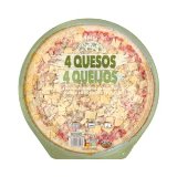 Pizza 4 quesos familiar Hacendado