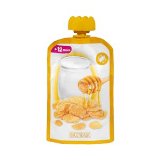 Bolsita postre lácteo cereales y miel Hacendado +12 meses