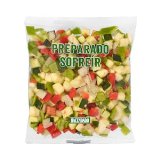 Preparado de verduras para sofreír cortado y lavado