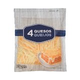 Queso rallado 4 quesos Hacendado