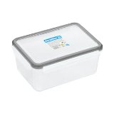 Recipiente hermético de plástico rectangular 3L Bosque Verde