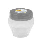 Recipiente de plástico redondo 0,5L Bosque Verde