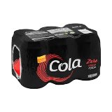 Refresco cola Hacendado zero azúcar