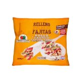 Relleno fajitas pollo, pimientos y cebolla Hacendado ultracongelado